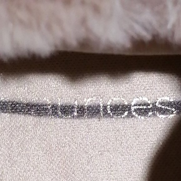 Maurices Womens Taryn Ankle Bootie Tan Wedge Heel Side Zip Faux Fur Trim Sz 9 M - Picture 8 of 9